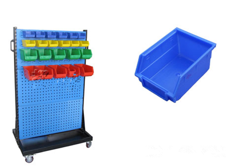 Back hanging plastic box