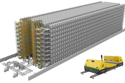 Shuttle carrier racking system