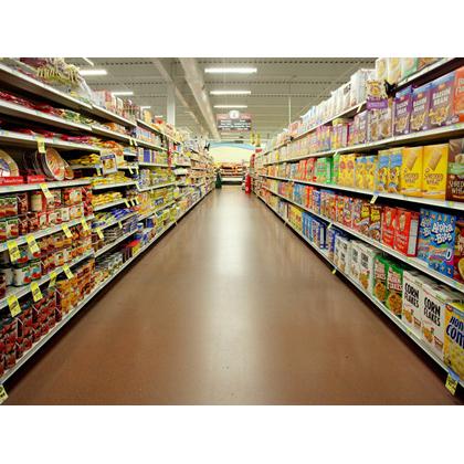 Supermarket shelving