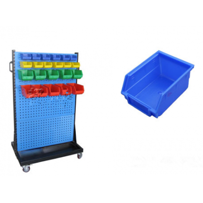 Back hanging plastic box