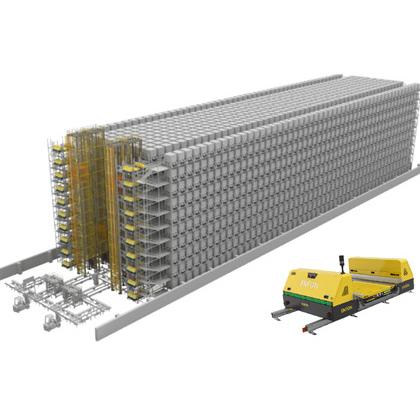 Shuttle carrier racking system