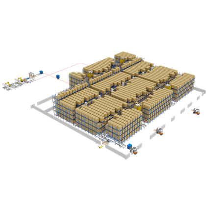 4D shuttle racking system